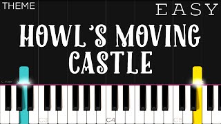 Howls Moving Castle Violin amp Piano repeat 1 hour music [upl. by Haily]