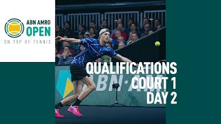 ABN AMRO Open 2024  Qualifying Day 2  Court 1 [upl. by Naor]