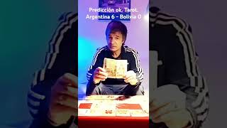 Argentina VS Bolivia Clasificación mundial 2026 tarot prediccion messi [upl. by Lletnwahs]