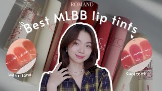 ENG Swatch amp So Sánh 8 MÀU SON TINT BÓNG ROMAND mlbb hot nhất  Da tone ấm amp da tone lạnh  Trang [upl. by Thibaut]