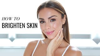 HOW TO BRIGHTEN SKIN amp REDUCE UNEVEN SKIN TONE  Annie Jaffrey [upl. by Retswerb]