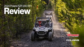 Breakdown  2024 Polaris RZR 200 EFI [upl. by Gaylor320]