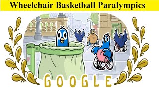 Wheelchair Basketball Paralympics Paris 2024 GamesGoogle Doodle for schedule amp results medals [upl. by Shere]