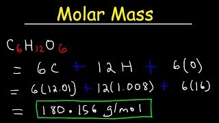 How To Calculate The Molar Mass of a Compound  Quick amp Easy [upl. by Nitram]