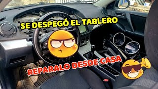 ¿Cómo Reparar Tablero despegado Mazda 3 • BL • ¿Cómo quitar el Clúster • Wiked Garage [upl. by Lliw]