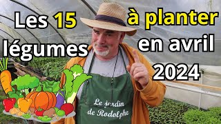 Découvrez les 15 légumes à planter en avril pour une récolte exceptionnelle [upl. by Adelind]