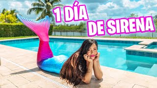 ME CONVIERTO EN SIRENA 😱 1 DÍA VIVIENDO BAJO EL AGUA 😅 Reto Extremo 🧜‍♀️‍ Sandra Cires Art [upl. by Ellicul579]