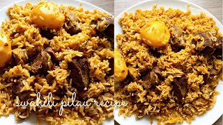 Jinsi ya Kupika Pilau Bila Kukaanga KitunguuThe Best Swahili Pilau Recipe [upl. by Zurn]