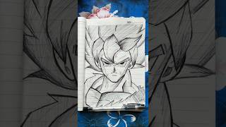 Drawing Goku Supersaiyan 2 ✨🗿 Dragon ball z  shorts dragonball gokusupersaiyan [upl. by Airuam]