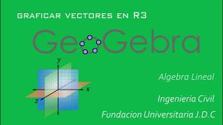 Como gratificar vectores R3 en GeoGebra [upl. by Eustazio543]