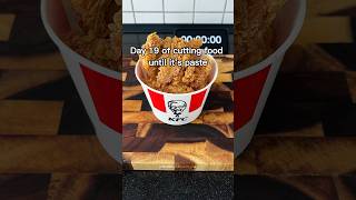 Cutting food until it’s paste fried chicken foodcutting satisfying kfc [upl. by Mildrid597]