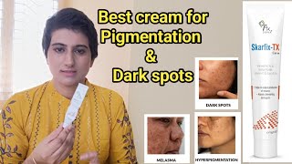 Best cream for pigmentation and dark spots  Fixderma skarfix tx cream review telugu [upl. by Zoi567]