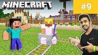 TIME TO MAKE RAIL MINECRAFT GAMEPLAY 9 [upl. by Lundeen]