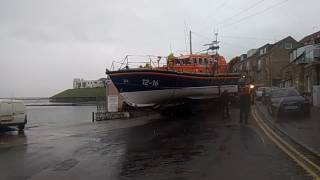 Seahouses Allweather Lifeboat Launched On Emergency [upl. by Shanley175]