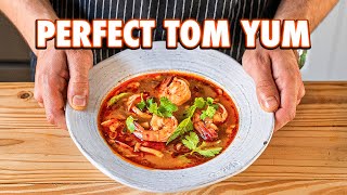 The Best Spicy Thai Soup Authentic Tom Yum [upl. by Mandi]