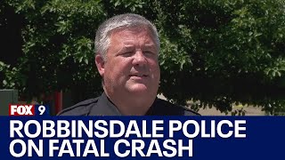 Robbinsdale police on fatal crash [upl. by Hessler]