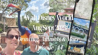 Walt Disney World AugSept 2023  Drawing Animals amp More  Episode 14 [upl. by Ardnuyek]