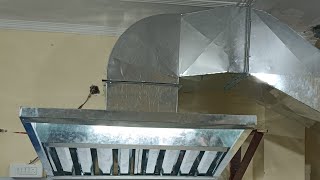 cloud kitchen chimney Ducting hood filters instead [upl. by Garzon]