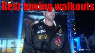 BEST BOXINGUFC WALKOUTS [upl. by Aennaej]