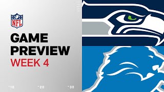 Seattle Seahawks vs Detroit Lions  2024 Week 4 Game Preview [upl. by Latsirk]