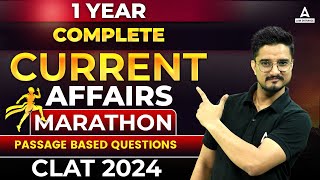 CLAT 2024 Current Affairs Marathon Class  CLAT 2024 Preparation  Passage Based Questions [upl. by Yspyg]