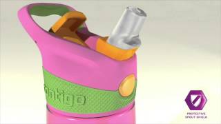 Contigo AUTOSPOUT® Kids Striker Water Bottle [upl. by Ludewig]