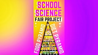 Food Pyramid 🏆1st Prize Model Making  School competition Science Fair Exhibition  Project shorts [upl. by Darryn]