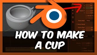 How To Make A Cup In Blender 36  Blender Cup Modeling [upl. by Atnad172]