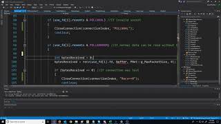 C Nonblocking Sockets Winsock Tutorial 5 Receiving Packet Size amp Processing [upl. by Ebba]