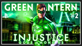 Injustice Gods Among Us Me ENFRENTO a mí GEMELO MALVADO  Cap 2 GREEN LANTERN [upl. by Goldner236]