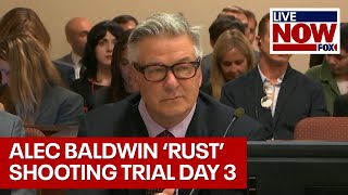 WATCH Alec Baldwin Trial in Rust shooting DAY 3  FULL DAY CASE DISMISSED  LiveNOW from FOX [upl. by Bartosch]