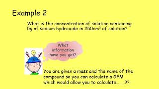 Calculations 09 Moles mass and concentration [upl. by Staci159]