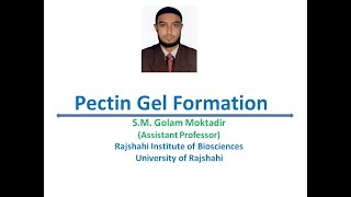 Pectin Gel Formation [upl. by Nivrag]