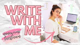 Write With Me LIVESTREAM ✨✏️ NaNoWriMo2023 [upl. by Rexford]