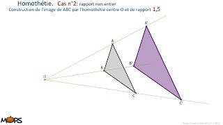 Homothétie rapport non entier 3pts [upl. by Bred]