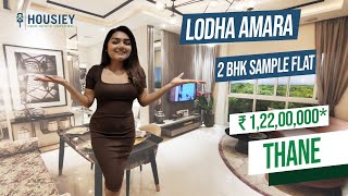 Lodha Kolshet Thane Project Sample Flat  2 BHK Actual Flat Tour  Lodha Amara Thane [upl. by Lodmilla]