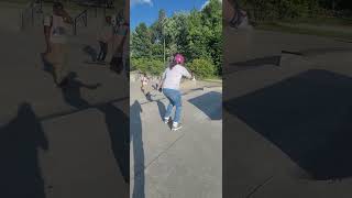 Emelia double skate clap over lines elleseven movementcoach 4thward atlanta shorts 2024 sk8 [upl. by Eenahs283]