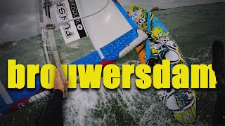 4k windsurfing Brouwersdam  35 knots  GoPro Hero 11  05112023 [upl. by Relyt965]