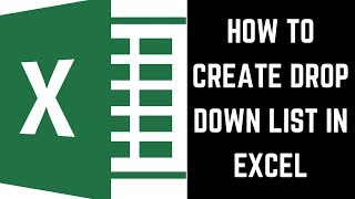 How to Create a Drop Down List in Excel [upl. by Nirac]