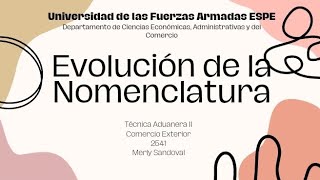 Evolución de la Nomenclatura [upl. by Amber]