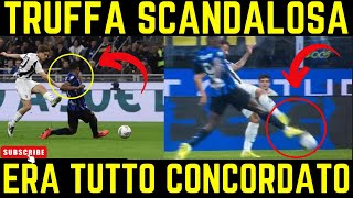 VERGOGNOSO E INGIUSTIFICABILE ARBITRAGGIO IN JUVENTUS INTER 44 [upl. by Alica]