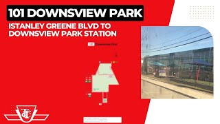 TTC 101 Downsview Park  Stanley Greene Blvd To Downsview Park Station  Full Route [upl. by Verneuil]