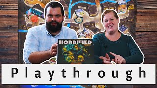 Horrified American Monsters Playthrough Board Game Knights of the Round Table [upl. by Moyers322]