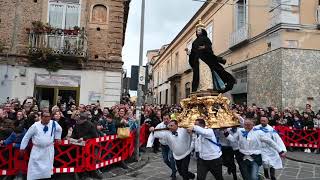 Vibo Valentia Pasqua 2023 L AFFRUNTATA INCONTRO TRA IL CRISTO RISORTO LA MADONNA E SGIOVANNI [upl. by Reich]