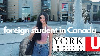 YORK UNIVERSITY STUDENT VLOG  study in canada [upl. by Onairam]