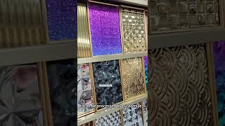 Hotsalemetal  Over 100 Embossed Decorative SS Sheet Source Factory Selling [upl. by Nahtnaoj]