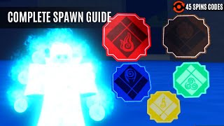 EVERY FATE spirit spawn location  Shindo Life  Showcase [upl. by Acimehs]