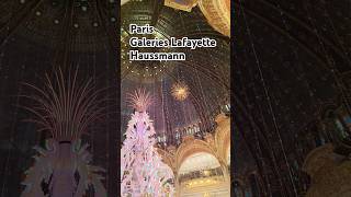 Christmas in Paris 2024🎄Galeries Lafayette 🇫🇷 paris parisfrance parischristmas travel [upl. by Ahsinauj]