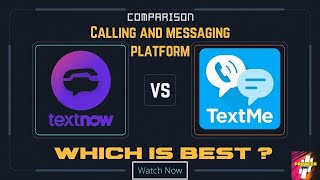 Textnow Sign Up Problem VS TextMe App Free Number [upl. by Lauhsoj]