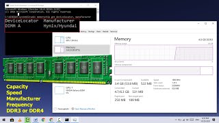 How to check your RAM All Detail Speed Manufacturer Capacity Frequency DDR3 or DDR4 [upl. by Korff]